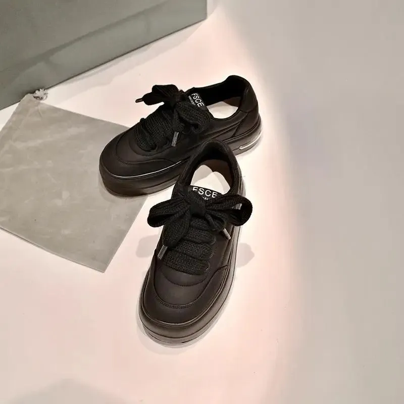 Florence - Trendy Round Toe Platform Flats for Women