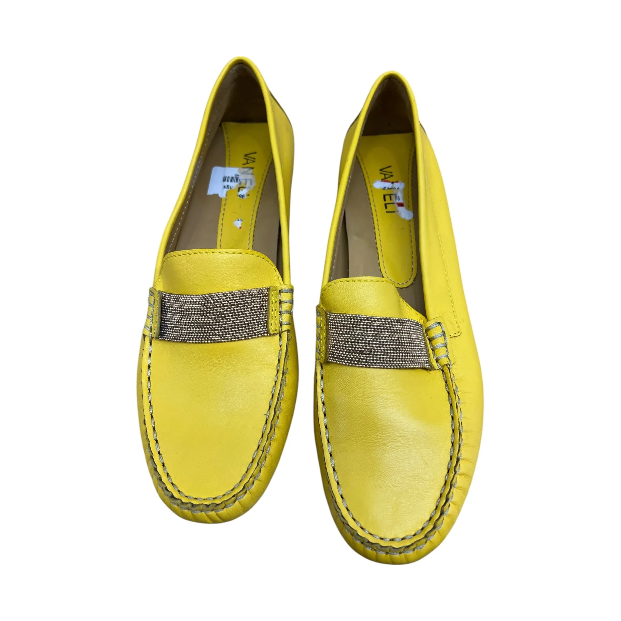 Shoes Flats By Vaneli In Yellow, Size:7.5
